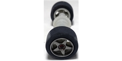 Scalextric Rear wheels, tires, bushings, gear & axle assembly forMCLAREN F1 GTR - Replacement for the following cars ( wheel color may differ ) - C3917, C43965A, C3969, C4012A, C4026, C4102, C4159
