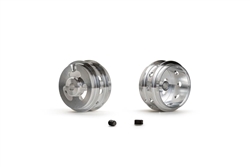 Slot.it W17309715AH Aluminum Ø17.3x9.75 wheels, M2 grub, double shoulder holed channel