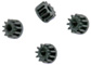 Scalextric W8200 Sidewinder motor pinion gear - 11 tooth plastic - package of 4 pcs.