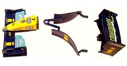 Scalextric W9043 Front & Rear Wing, Barge Board Assembly for C2581 & C2581A #7 Renault F-1