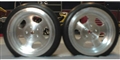 Wilde Racing Products WRPW-06 HALIBRAND Drag Front Wheels 1/16" Axle Silver