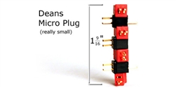Dean's WSD1222 Micro 2R Polarized Plug - Ultra Miniature - SINGLE Pair