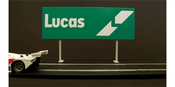 Royale Slot Car Accessories Z5001 1/32 Lucas Trackside Billboard