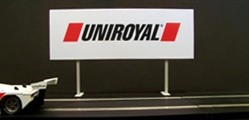 Royale Slot Car Accessories Z5006 1/32 Uniroyal Classic Trackside Sign