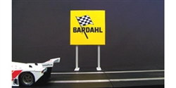 Royale Slot Car Accessories Z5012 1/32 Bardahl Limited Edition Classic Trackside Sign