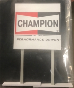 Royale Slot Car Accessories Z5017 1/32 CHAMPION Classic Trackside Sign
