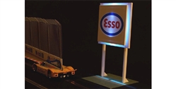 Royale Slot Car Accessories Z5504 1/32 ILLUMINATED ESSO Classic Trackside Sign