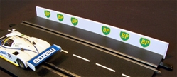 Royale Slot Car Z7701-13 1/32 MOBIL 1 Carrera Straight Barriers (x2)