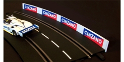 Royale Slot Car Z7707-16 1/32 UNIROYAL Carrera 3/30 Outside Barriers (x2)
