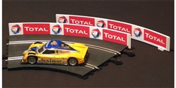Royale Slot Car Z8802-15 1/32 TOTAL Scalextric/SCX Analog 45º R2 Barriers x 2