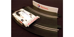 Royale Slot Car Z8806-07 1/32 CONTINENTAL Scalextric/SCX Analog 45º R2 INSIDE Barriers x 2
