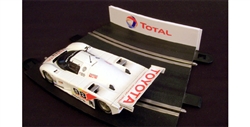 Royale Slot Car Z8807-07 1/32 CONTINENTAL Scalextric/SCX Analog 22.5º R3 INSIDE Barriers x 2